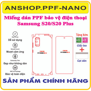 Miếng dán ppf bảo vệ điện thoại samsung s20/ s20+