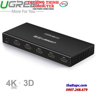 Bộ chia cổng HDMI 1 ra 4 Hỗ trợ full HD Chính hãng Ugreen 40202 Cao cấp