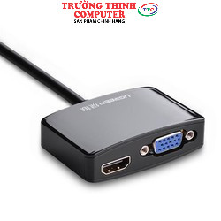 Dây chuyển đổi ugreen 10439 mini displayport to hdmi+ vga