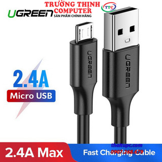 Cáp sạc usb 2.0 to micro usb, dài 1.5m, đen - ugreen 60137