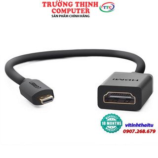 Cáp chuyển đổi Micro HDMI to HDMI âm dài 20cm Ugreen 20134