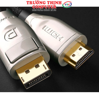 Cáp displayport to hdmi 2.0 dài 3m hỗ trợ 3d 4k/60hz chính hãng ugreen 40435