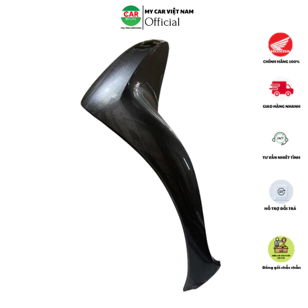 Cánh yếm bên trái - bửng yếm  HONDA SH 125&150 năm 2020-2021-2022-2023 màu Xám lông chuột.