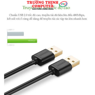 Dây USB 2.0 2 đầu đực 0.5m UGREEN 10308