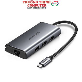 Cáp usb type c to lan, usb 3.0 hỗ trợ sạc usb c ugreen 50252