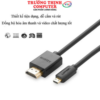 Cáp micro hdmi to hdmi 2m chính hãng ugreen 10119