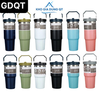 Ly giữ nhiệt Tumi Inox 304 có quai xách 900ml sang trọng, siêu cứng cáp, siêu giữ nhiệt