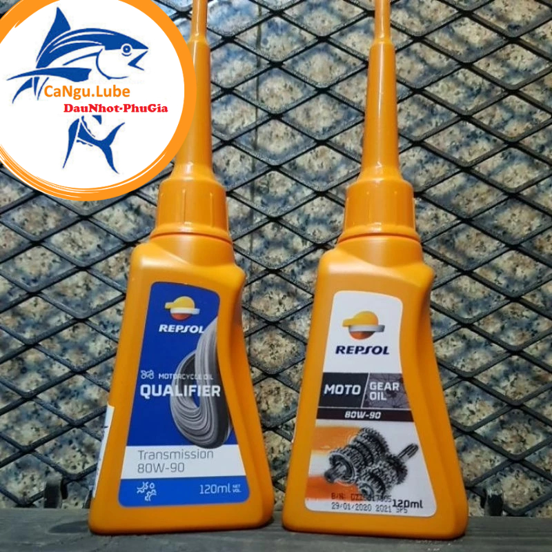 Nhớt hộp số cao cấp Repsol Moto Gear Oil 80W90 120ml, nhớt lap xe tay ga cao cấp Repsol 120ml