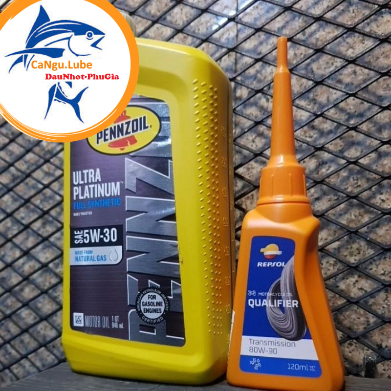 Nhớt xe tay ga pennzoil, tặng nhớt hộp số cao cấp khi mua nhớt pennzoil 5W30 - 5W40