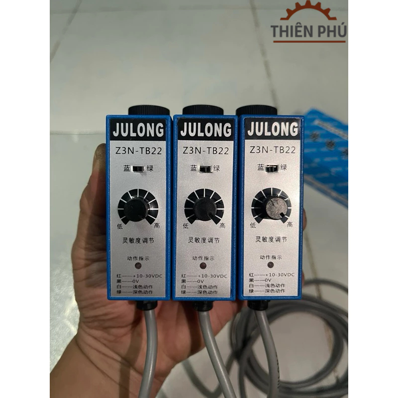Cảm biến màu Julong Z3N-TB22 đọc vạch màu - điểm màu nhiều loại màu sắc khác nhau tốc độ cao