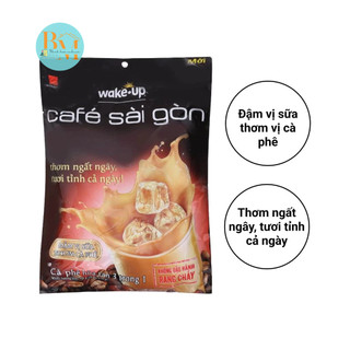 Cà phê sữa wake up café sài gòn bịch 456g