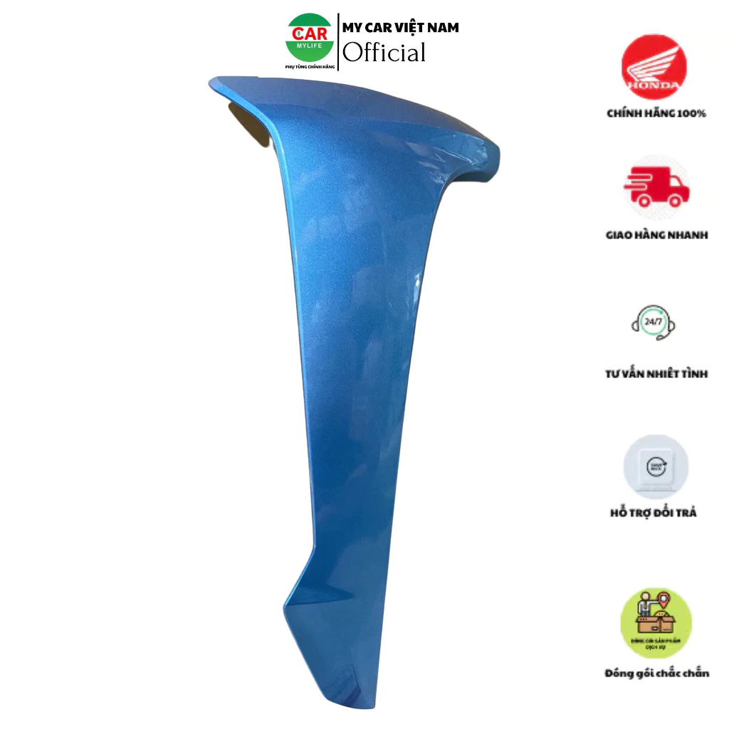 Cánh yếm bên phải - bửng yếm HONDA WAVE A110 2017-2018-2019-2020-2021-2023 màu Xanh ngọc. 64430K89V00ZE
