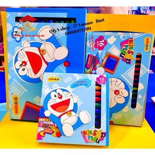 Sáp màu colokit doremon cr-c04/do 10 màu, cr-c05/do 16 màu, cr-c06/do 24 màu