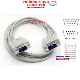 Cáp Com to Com 9 Pin 1.5M Dương-Dương ( Cáp RS232 )