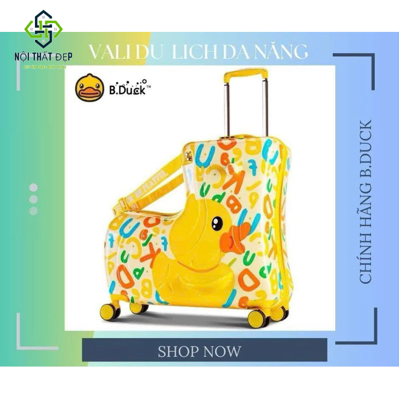 Vali Du Lịch Cho Bé Chính Hãng B.DUCK