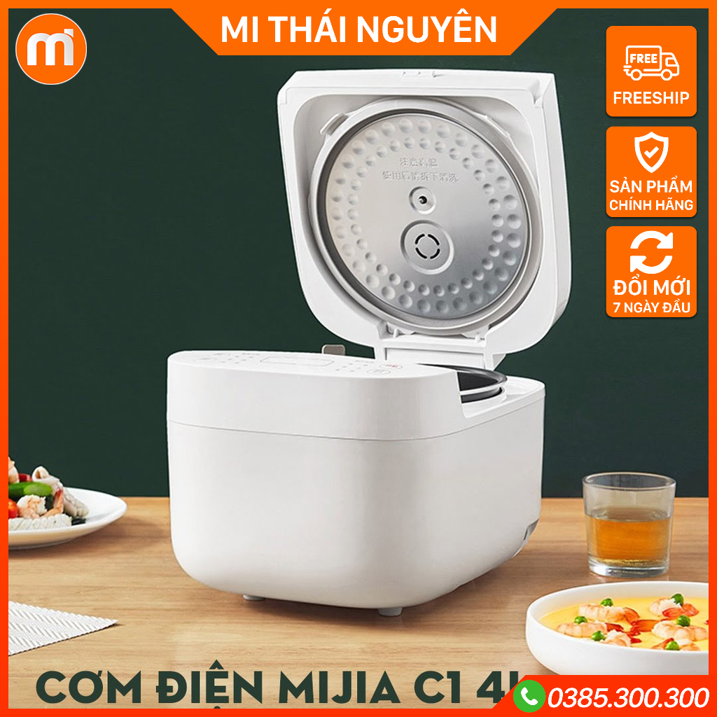 Nồi cơm điện thông minh Mijia MDFBD02ACM 3L - 4L - có decal tiếng việt