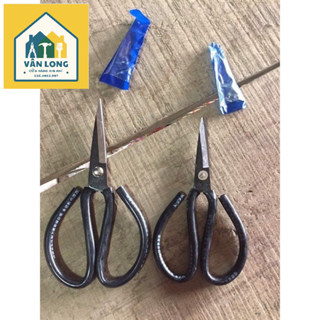 Kéo đa năng Trung Quốc ,Kéo thép cắt đa năng bọc da đen loại nhỏ, Lớn