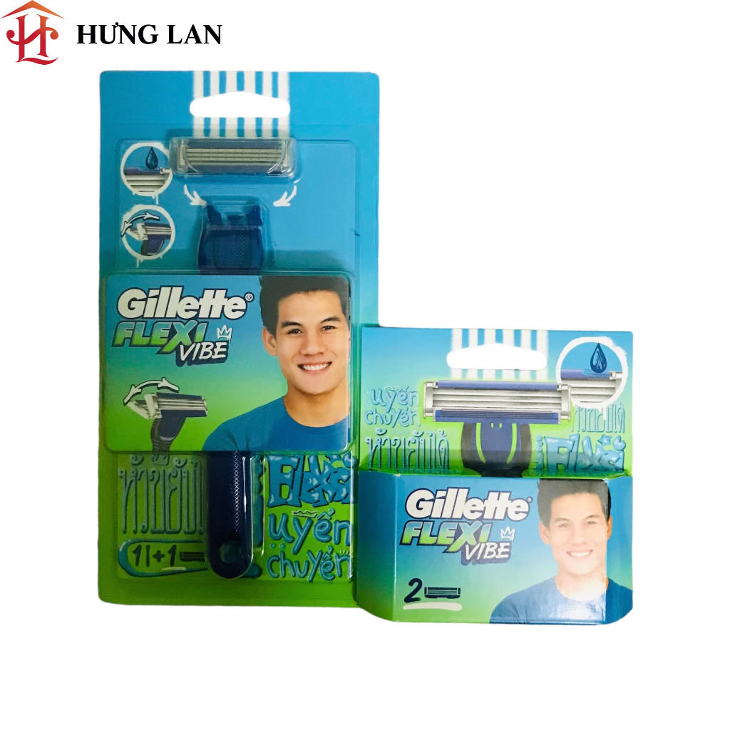 Dao cạo râu Gillette Flexi Vibe ( hộp 1 cán dao và 1 lưỡi)