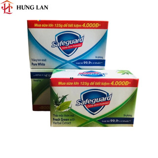 Xà bông tắm Safeguard sạch 99,9% vi khuẩn và dịu nhẹ cho da 125g