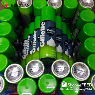 Bọt cạo râu  Gillette 50g hương chanh  Foamy Lemon Lime