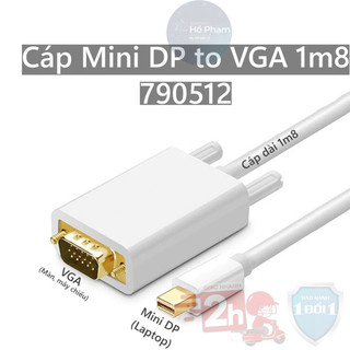 Cáp chuyển Mini Displayport ra VGA dài 1m8 - MTV1080D - Hồ Phạm