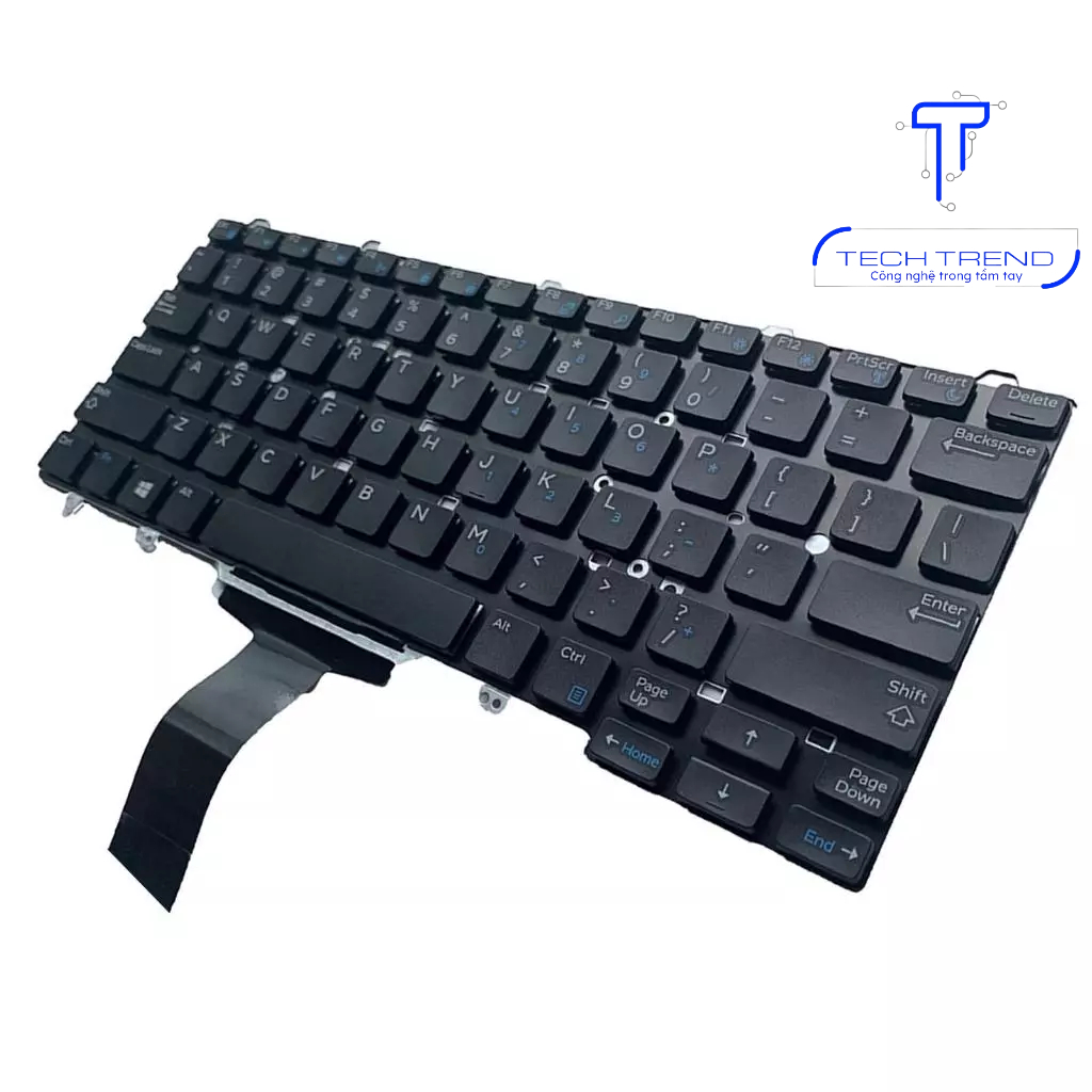 Bàn phím laptop Dell Latitude 7350 7450 7470 7480 7490 E7450 E7470 E7480 E7470 E7490 0w93f7 Phím không chuột