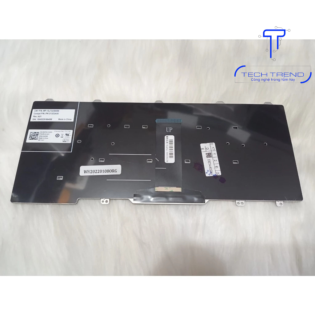 Bàn phím laptop Dell Latitude 7350 7450 7470 7480 7490 E7450 E7470 E7480 E7470 E7490 0w93f7 Phím không chuột