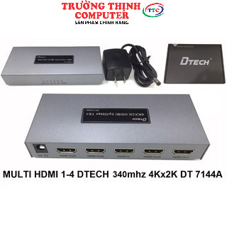 BỘ CHIA HDMI DTECH 7144 4 CỔNG HDMI KẾT NỐI TIVI PC LAPTOP