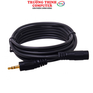 Cáp loa 3.5mm nối dài 5m dtech dt-6217 chính hãng