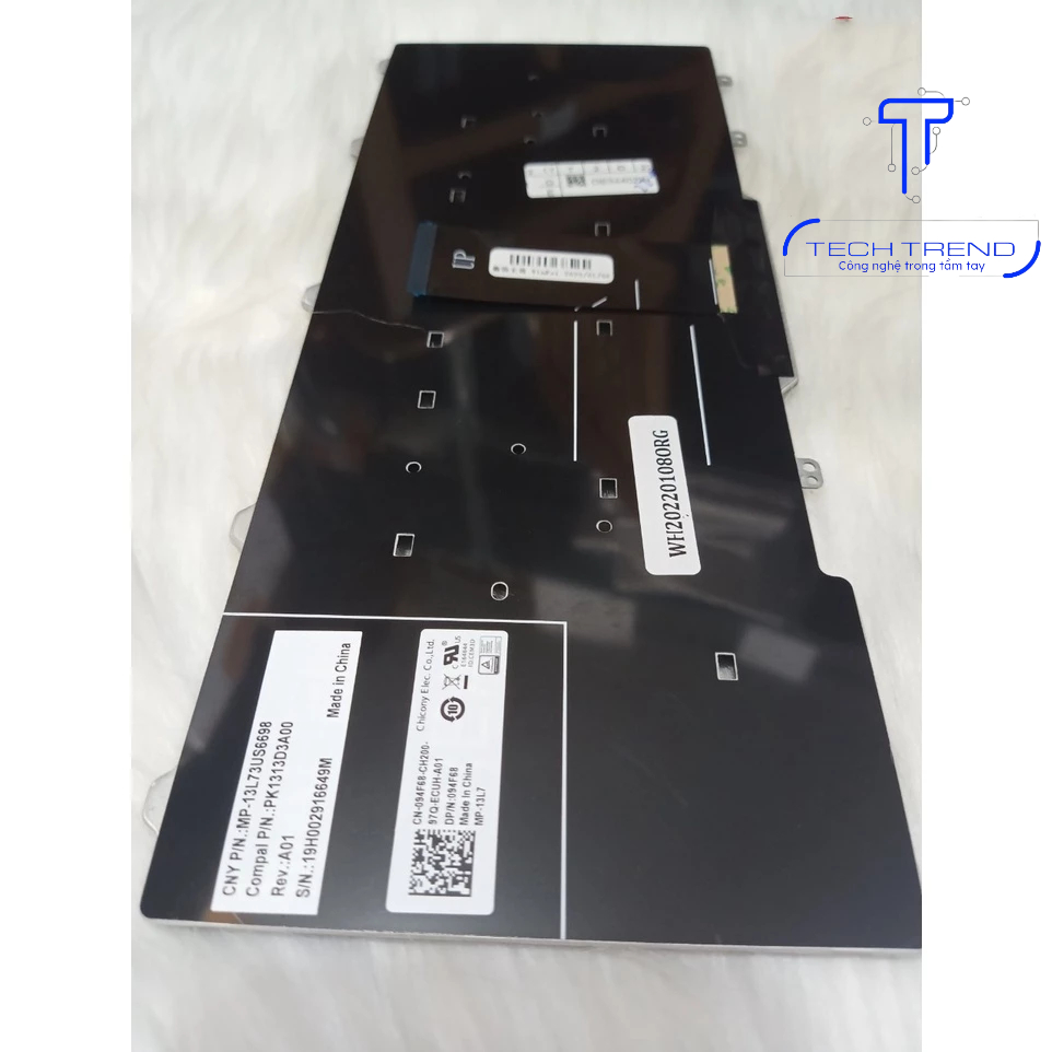 Bàn phím laptop Dell Latitude 7350 7450 7470 7480 7490 E7450 E7470 E7480 E7470 E7490 0w93f7 Phím không chuột