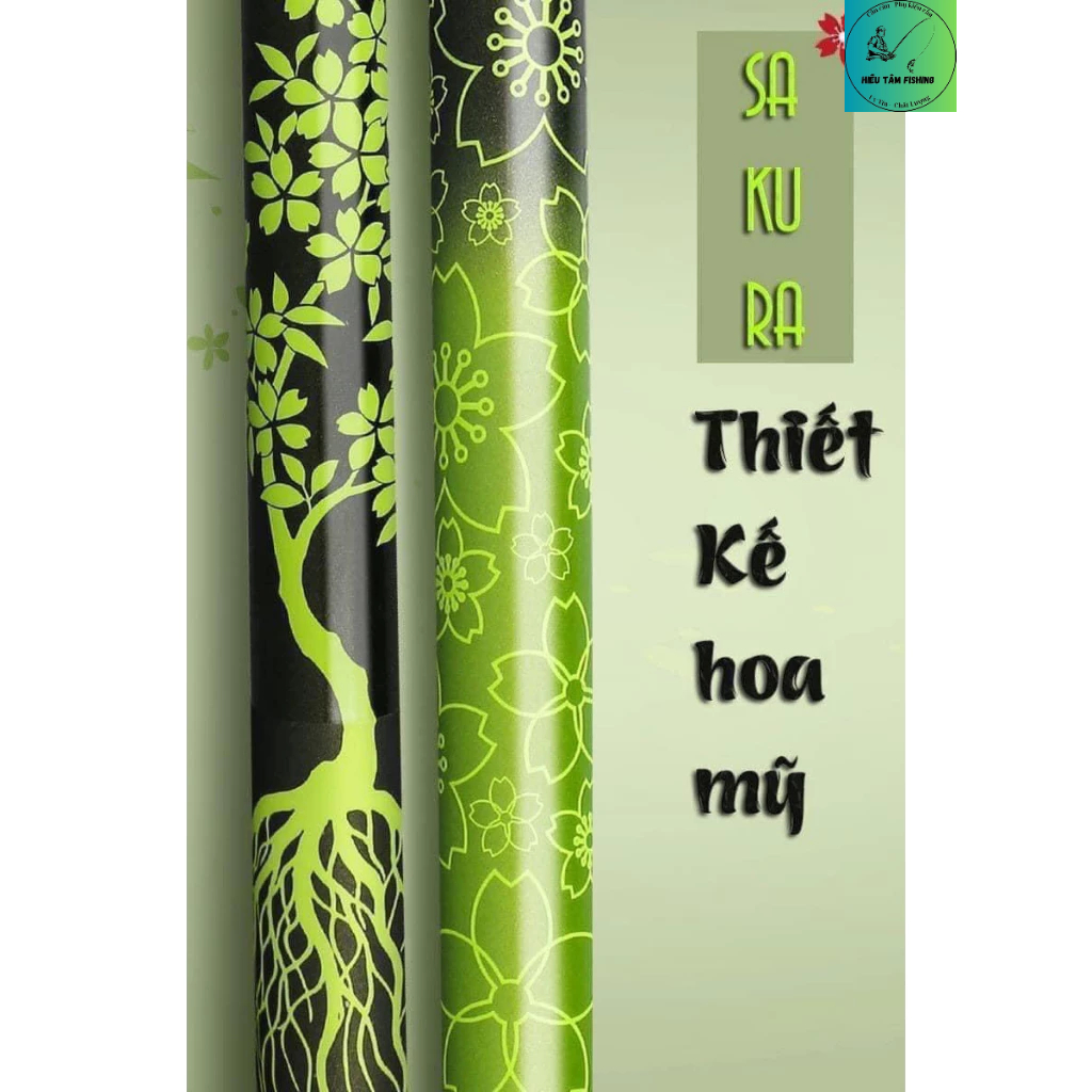 Cần tay Sakura Xanh 5h chính hãng Song Bảo