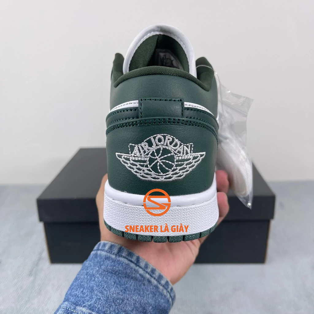 Giày Air Jordan 1 Low White Galactic Jade DC0774-113 - High Quality Fullbox