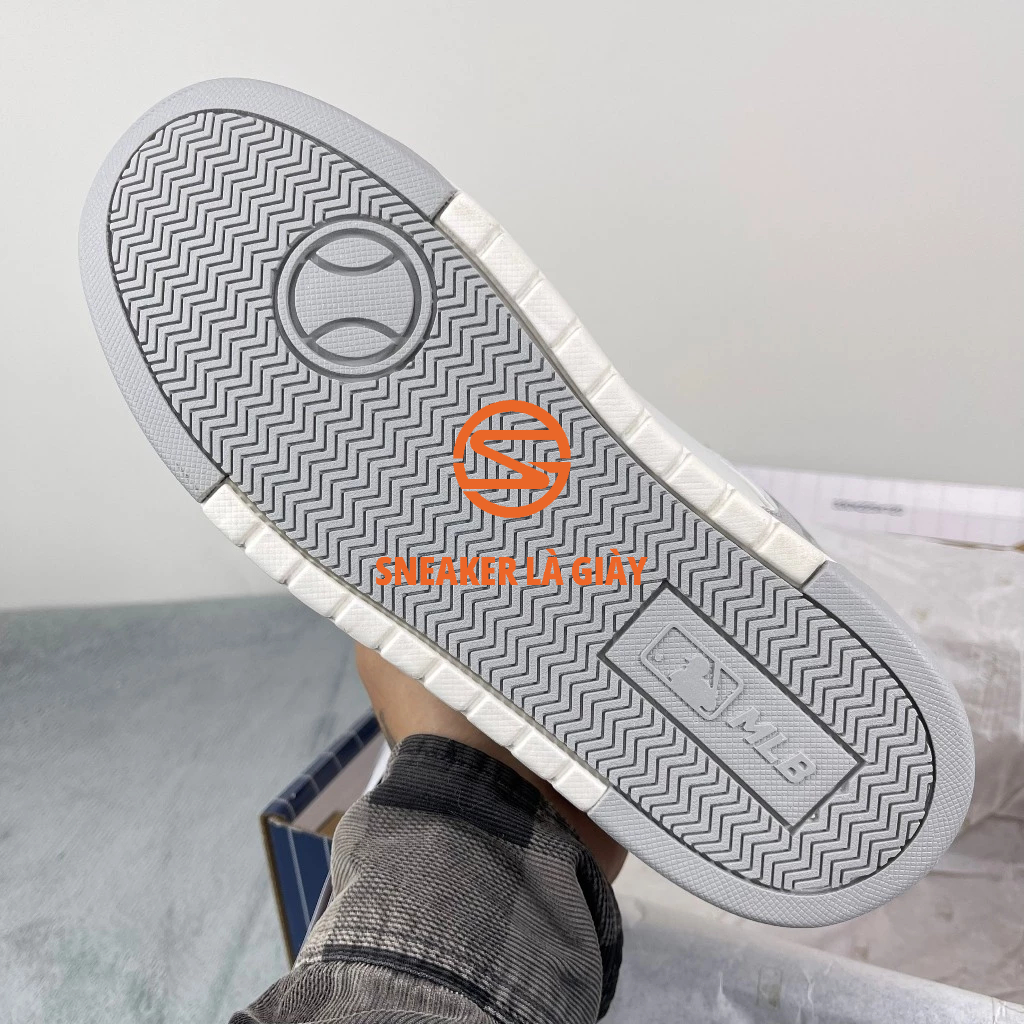 Giày MLB Chunky Liner Denim NY Grey 3ASXCDN3N-50GRS- High Quality Fullbox và Túi xách