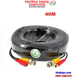 Cáp Camera 40M Có Nguồn Và Đầu BNC (WPC 028)