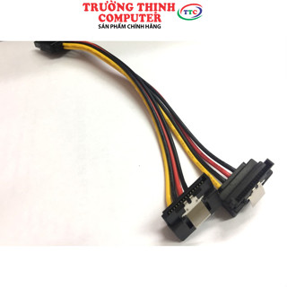 Cáp chia Nguồn SATA 1 Ra 2 Bẻ Góc 90 Độ