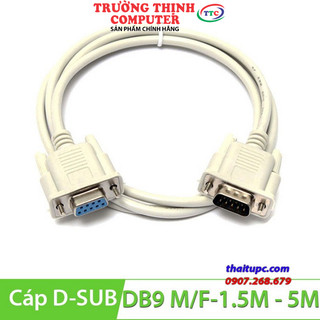 Cáp COM DB9 | Cáp RS232 9 chân đực sang cái nối thẳng