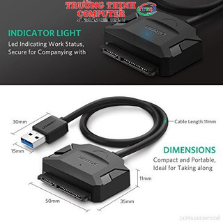 CÁP USB 3.0 SANG HDD UGREEN 40384 - UGREEN 40384