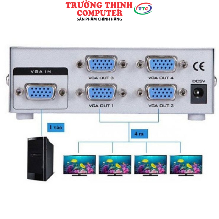 Bộ chia vga 1 ra 4 VIKI