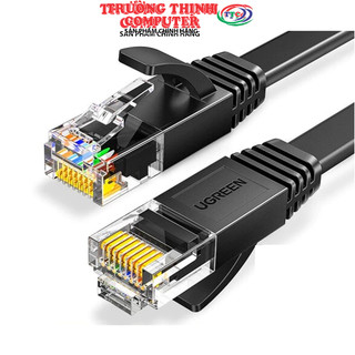 Ugreen 50175 3m màu đen cáp mạng lan cat6 dây dẹt
