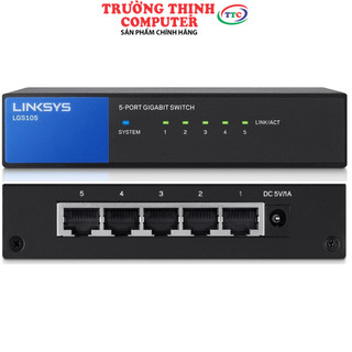 Thiết bị mạng switch linksys 5 port business desktop gigabit lgs105 10/100/1000mbps