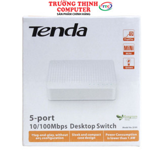 Ổ CHIA MẠNG HUB 5 CỔNG TENDA S105