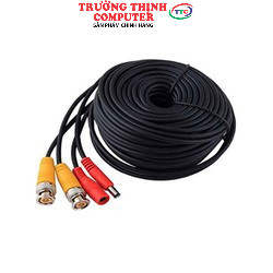 Cáp đồng trục Golden Link RG59 đúc sẵn dây nguồn và jack BNC