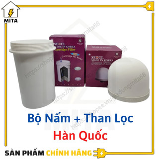Nấm Lọc Sứ Và Than Lọc Hàn Quốc - Vòi Bình Lọc Nước - Đá Khoáng Bình Lọc Nước