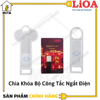 Chìa khóa bộ công tắc ngắt điện lioa - mita