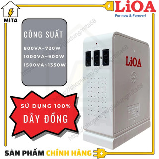 Biến áp đổi nguồn dây đồng lioa new -điện vào 220v điện ra 3 đường 100v/110v/120v công suất 800va/1000va/1500va dây đồng