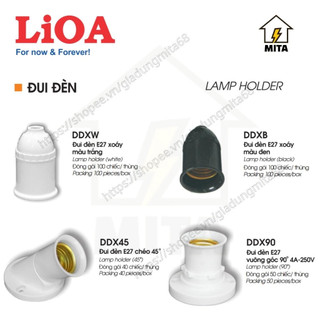Đui Đèn Xoáy E27 LiOA - Đui Đèn LiOA - MITA