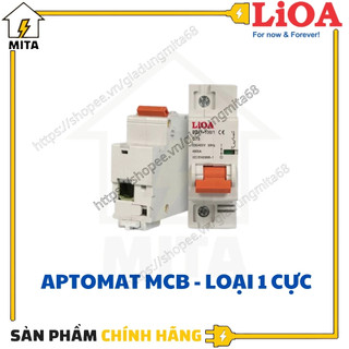 ATTOMAT 1 Cực LiOA - LiOA 6A-63A(Dòng Cắt 4.5kA) - Aptomat LiOA - Loại Át Cài - MITA