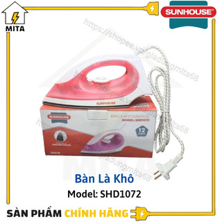 Bàn là khô SUNHOUSE SHD1072 - Bàn là Sunhouse - Bàn ủi - MITA