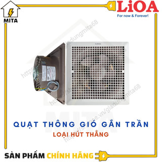 Quạt thông gió âm trần hút thẳng LiOA EVF20CUT1 - MITA