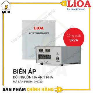 Biến áp đổi nguồn hạ áp LiOA 3000VA, đổi nguồn LiOA (điện vào 220V -điện ra 100V/120V) DN030 - MITA